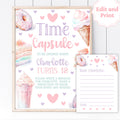 Time Capsule Sweet One Birthday Time Capsule Sign Time Capsule Cards 1St Birthday Girl First Birthday Donut Time Capsule Printable Sign SWE1 Graphic Tee – Premium Graphic · Perfect For Daily Wear