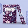 Personalized Subtle Bigender Pride Flowers Journal Bigender Flag Sketchbook Customizable Hardcover Notebook Custom Name Text Graphic Tee – Premium Graphic · Perfect For Daily Wear