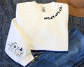 Custom Mama Sweatshirt With Kid Name On Sleeve For Mom Sweater For Mother39s Day Personalized Momma Hoodie Retro Mom Tee Customizable Shirt Hoodie – Cozy Vibes · Top Pick For Any Outfit