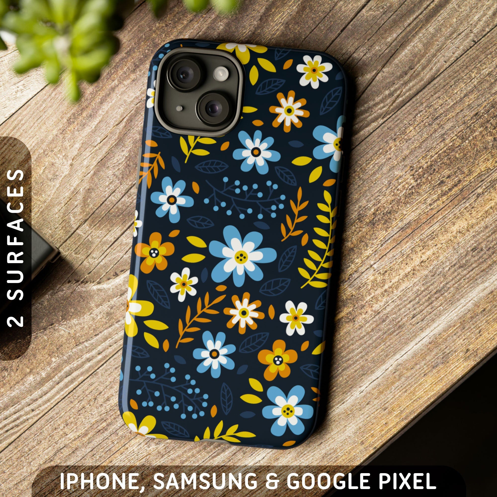 Subtle Aroace Pride Flowers Tough Case iPhone 16 Pro Max Plus 15 14 13 12 11 Samsung S24 S23 S22 S21 Google Pixel 9 8 7 6 5 Phone Graphic Tee – Aesthetic Look · Great Gift For Fans