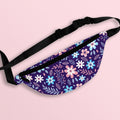 Subtle Trans Pride Flowers Fanny Pack LGBTQ Transgender Pride Flag Belt Bag All Over Print Waist Bag Bum Bag Hip Bag Crossbody Bag Tote Bag – Aesthetic Look · High-Quality Print