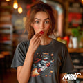 Hot Sauce Cat T Shirt Kitty in Space Unisex Tee Sci Fi Cat Lover Top Cat Parent Gift Graphic Tee – Aesthetic Look · Must-Have Style