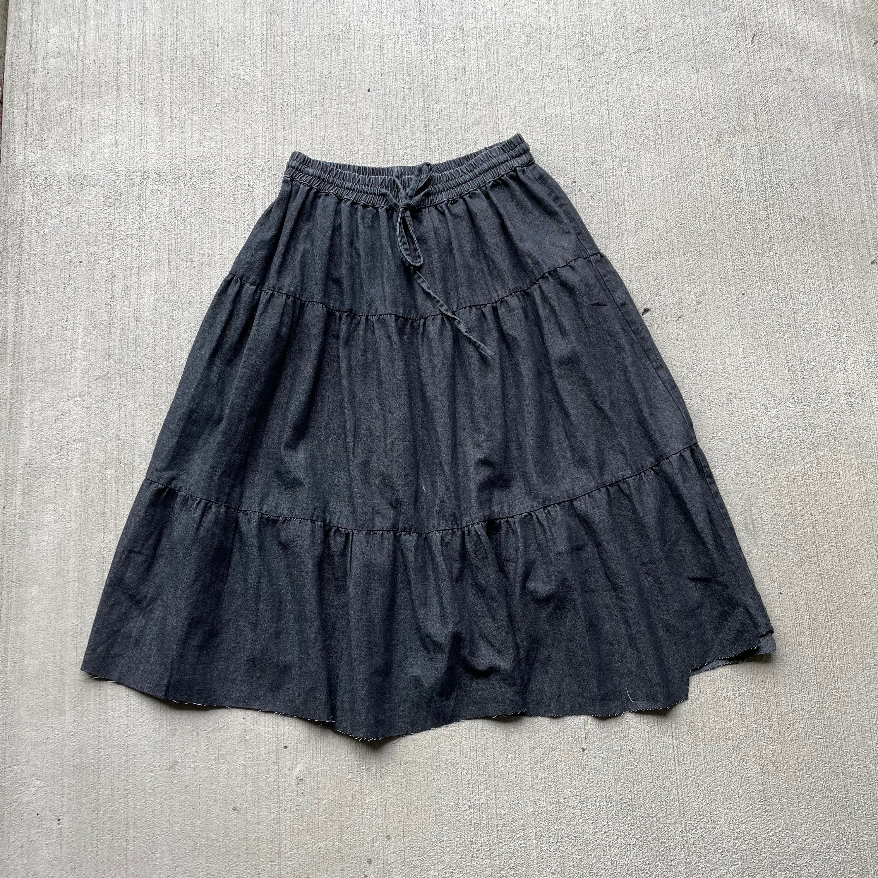 90s denim midi skirt vintage boho festival size small Graphic Tee – Premium Graphic · Great Gift For Fans