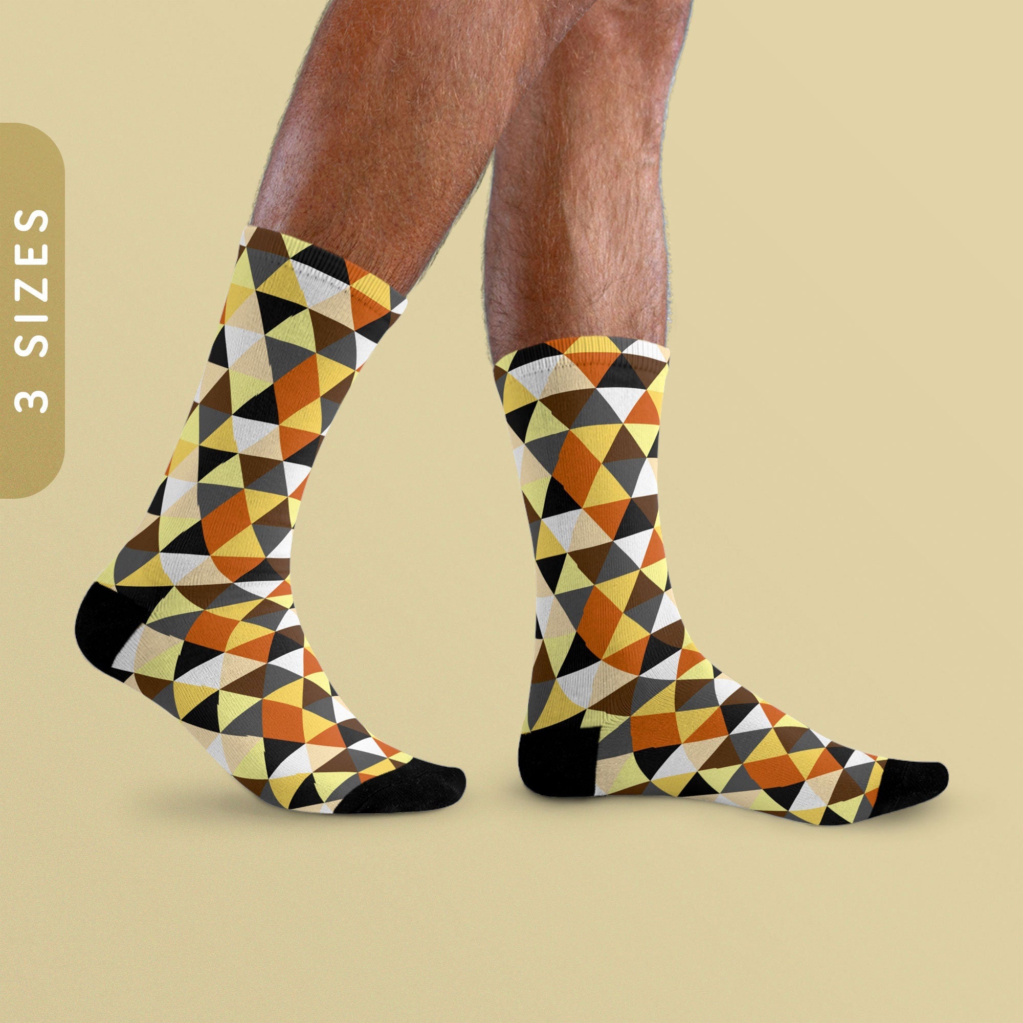 Gay Bear Pride Socks Bear Pride Flag Triangles Sublimation Socks Bear Pride Flag Socks Bear Brotherhood Gift Bear Crew Socks Graphic Tee – Fan Favorite · Must-Have Style