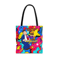 Wimpys Whimsical Adventure Abstract Comic Pop Tote Bag Tote Bag – Everyday Comfort · High-Quality Print