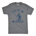 Fishing Shirt Funny Angling Shirt Fishing Gifts Fisherman Gifts Present For Angler Gone Fishing I39ll Be In My Office Fly Fishing Graphic Tee – Aesthetic Look · Great Gift For Fans