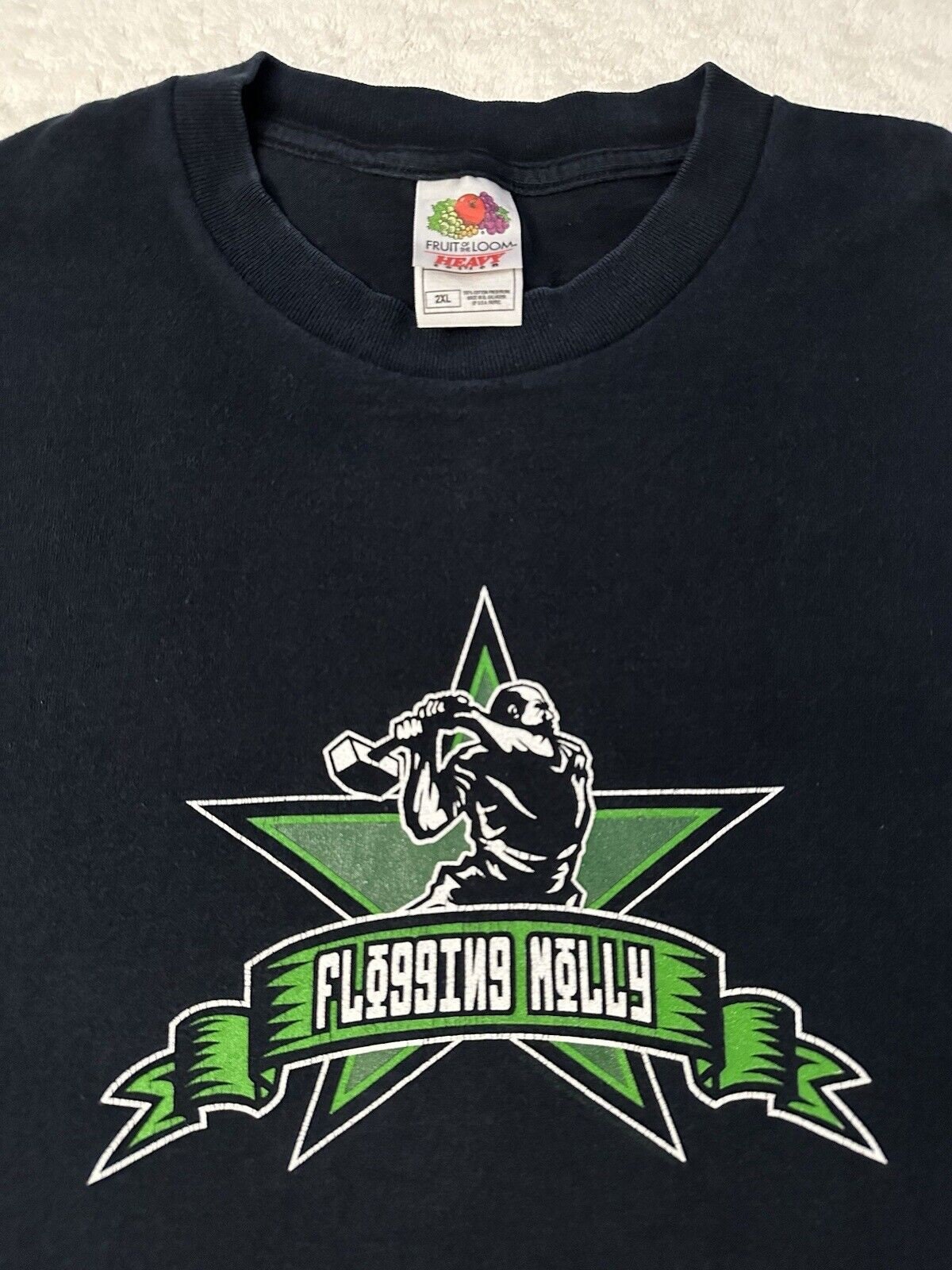 Vintage 1990s 2000s Flogging Molly Celtic Punk Rock Music Band T Shirt XL XXL Graphic Tee – Soft Feel · Great Gift For Fans