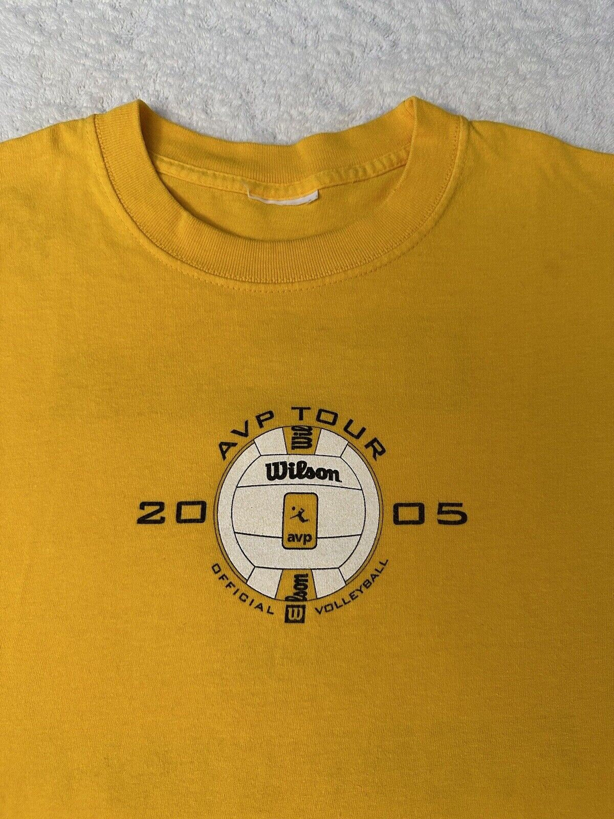 Vintage 2000s Y2K 2005 Wilson Volleyball AVP Tour Event Staff Crew T Shirt L Graphic Tee – Bold Style · High-Quality Print
