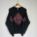 Vintage 90s Jerzees Tag Vintage Art Design Big Logo Sweatshirt Pullover Crewneck Baggie Sweater 90s Art Colour Black Size X Large Sweatshirt – Aesthetic Look · Must-Have Style