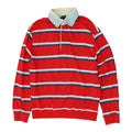 Paul Shark Mens Red Half Button Striped Shirt Vintage High End Designer VTG Graphic Tee – Premium Graphic · High-Quality Print