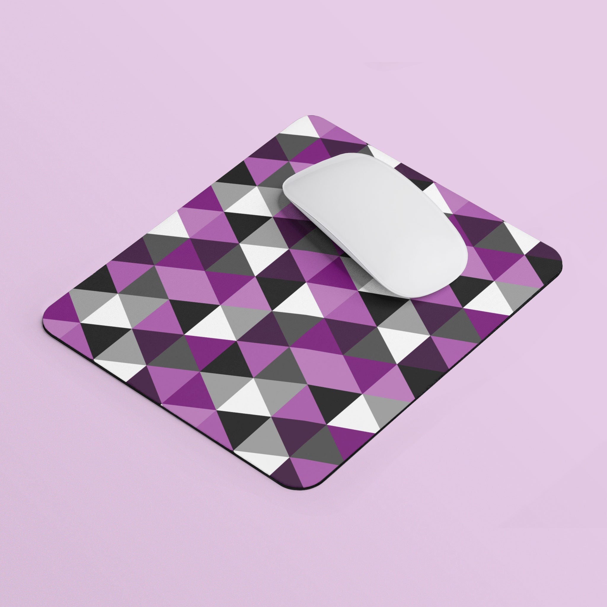 Asexual Triangles Mouse Pad Rectangle Mouse Pad Aroace Mousepad Asexual Pride Flag Mousepad Subtle Ace Mousepad Home Office Gift Graphic Tee – Everyday Comfort · Must-Have Style