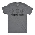 Geeky Shirts Nerdy TShirts This Speaks Volumes Geometry Teacher Maths Shirt Maths Student Shirt Funny Teacher Shirt Math Joke Shirts Graphic Tee – Easygoing Wear · Perfect For Daily Wear