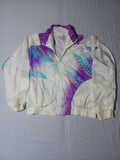 Vintage 1980s 80s Nike Swoosh Full Zip Windbreaker Jacket Womens Grey Tag S M Graphic Tee – Everyday Comfort · Great Gift For Fans