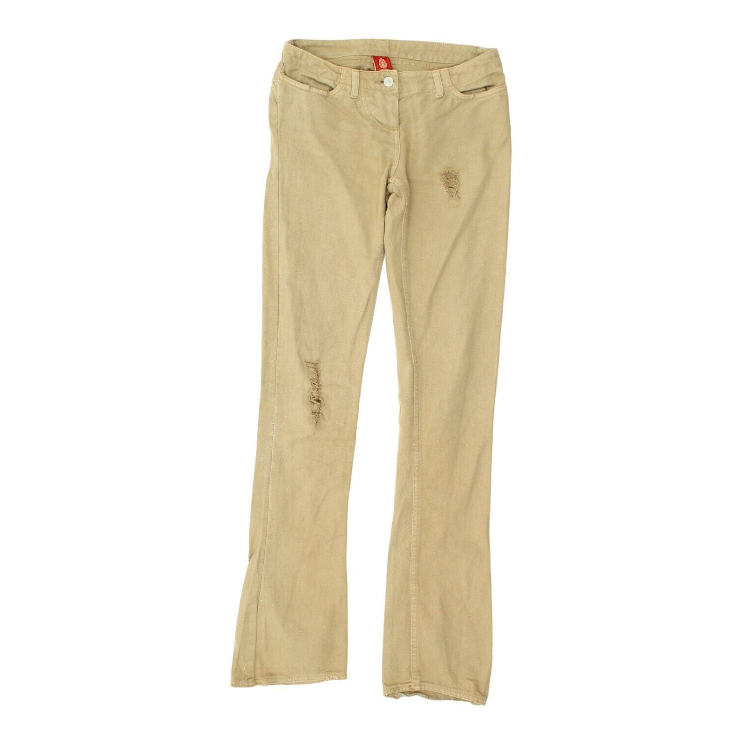 Dondup Womens Beige Bootcut Cotton Twill Jeans Vintage High End Designer VTG Graphic Tee – Fan Favorite · Top Pick For Any Outfit