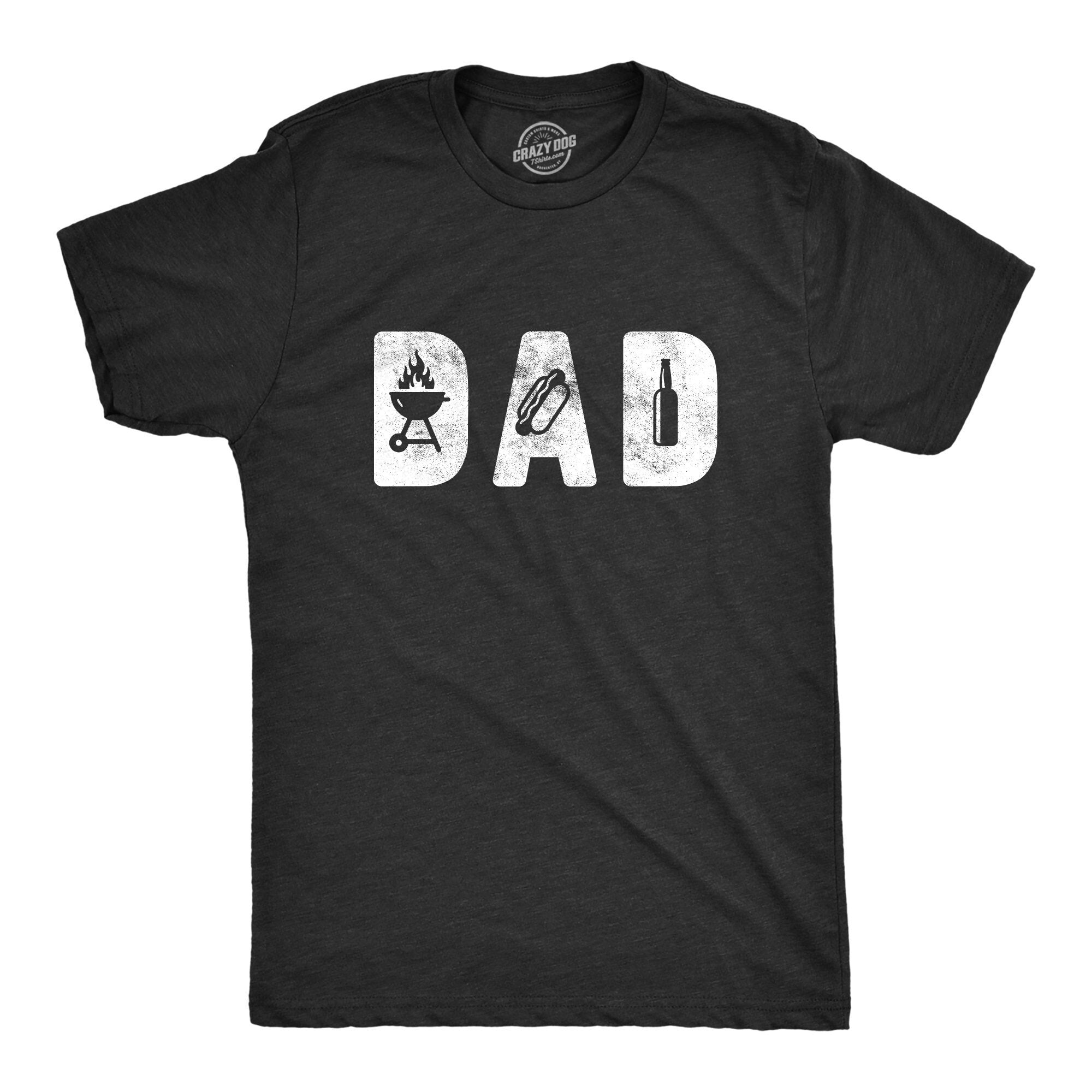 BBQ Shirt BBQ Dad Shirt Cooking Shirt Funny Dad Shirt Gift For Dad Fathers Day Shirt Dad Grilling Icons Summer BBQ Fathers Day Gift Graphic Tee – Soft Feel · High-Quality Print