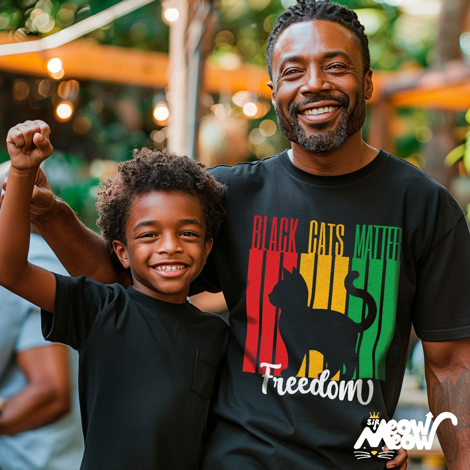 Juneteenth Black Cats Matter Tee BLM Freedom Shirt Equality Heritage Graphic Tee Thoughtful Gift Graphic Tee – Easygoing Wear · Perfect For Daily Wear