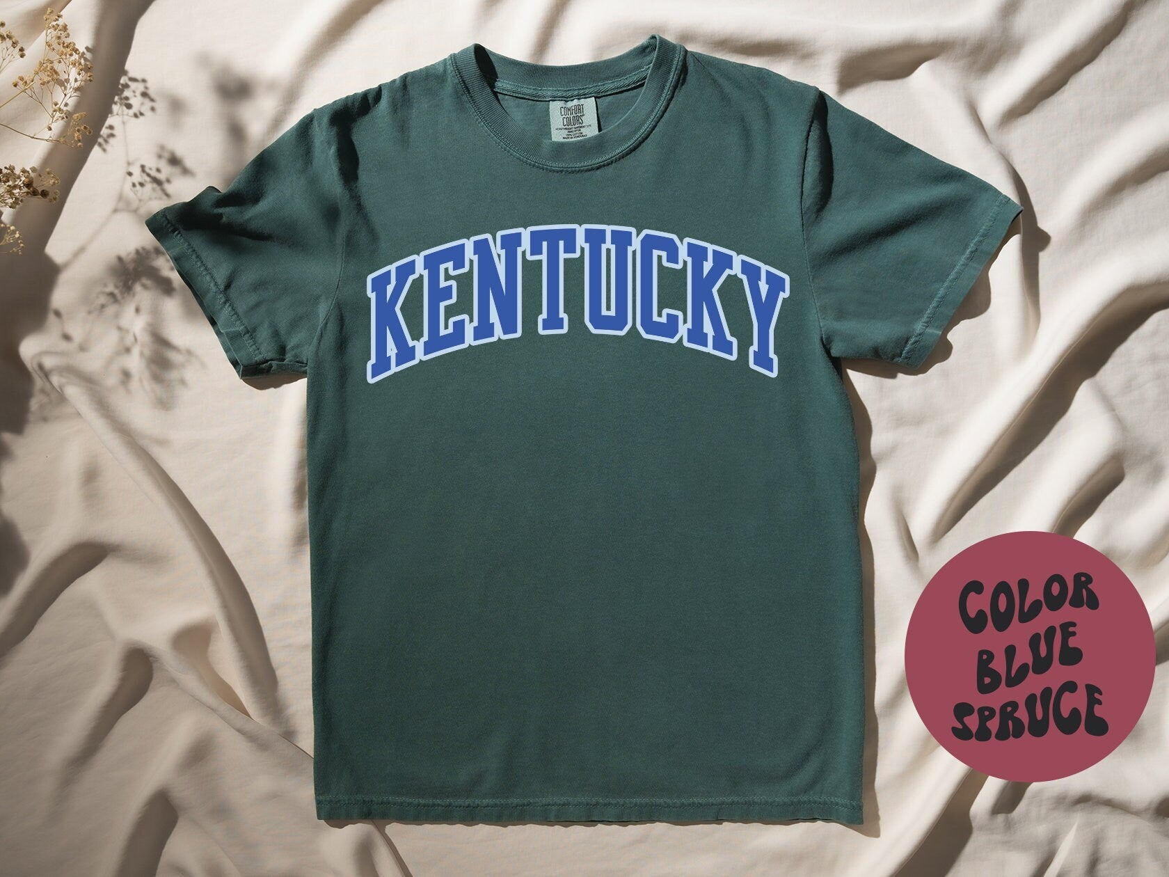 Kentucky Shirt Gifts COMFORT COLORS Tshirt Crew Neck Tee Crewneck Short Sleeve Men Women Graphic Tee – Everyday Comfort · Must-Have Style