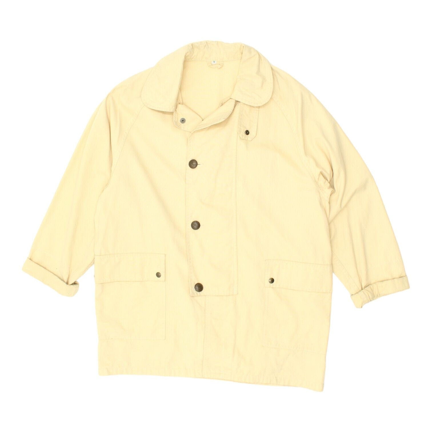 Fay Mens Yellow Beige Lightweight Cotton Jacket Vintage High End Designer VTG Graphic Tee – Warm & Stylish · Trending Graphic Apparel