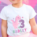 Pink Dinosaur Birthday Shirt Girl Dinosaur Shirt 3rd Birthday Shirt Personalized Shirt Girl Dino Shirt Three Rex Shirt Girl Third Birthday Graphic Tee – Easygoing Wear · Trending Graphic Apparel