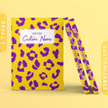 Personalized Subtle Intersexual Journal Intersex Pride Leopard Spots Sketchbook Customizable Hardcover Notebook Custom Name Text Graphic Tee – Aesthetic Look · Trending Graphic Apparel
