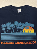 Vintage 2000s Y2K Playa Del Carmen Mexico Sunset Beach Graphic Art T Shirt S NEW Graphic Tee – Easygoing Wear · Great Gift For Fans