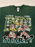 Vintage 1990s 90s Looney Tunes Sylvester Tweety Daffy Hip Hop Rap Art T Shirt S Graphic Tee – Fan Favorite · High-Quality Print