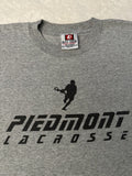 Vintage 2000s Y2K 2002 Piedmont Lacrosse LAX School Athletic Team T Shirt M Graphic Tee – Warm & Stylish · High-Quality Print