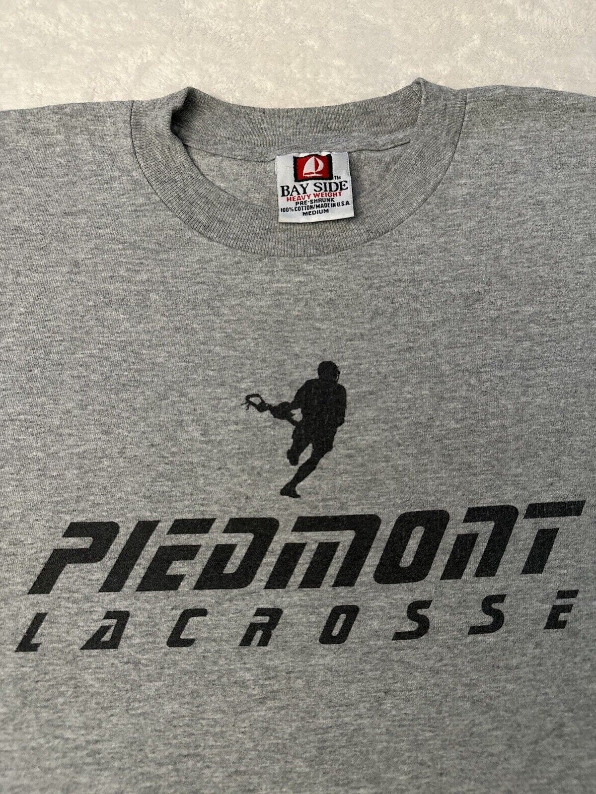 Vintage 2000s Y2K 2002 Piedmont Lacrosse LAX School Athletic Team T Shirt M Graphic Tee – Warm & Stylish · High-Quality Print