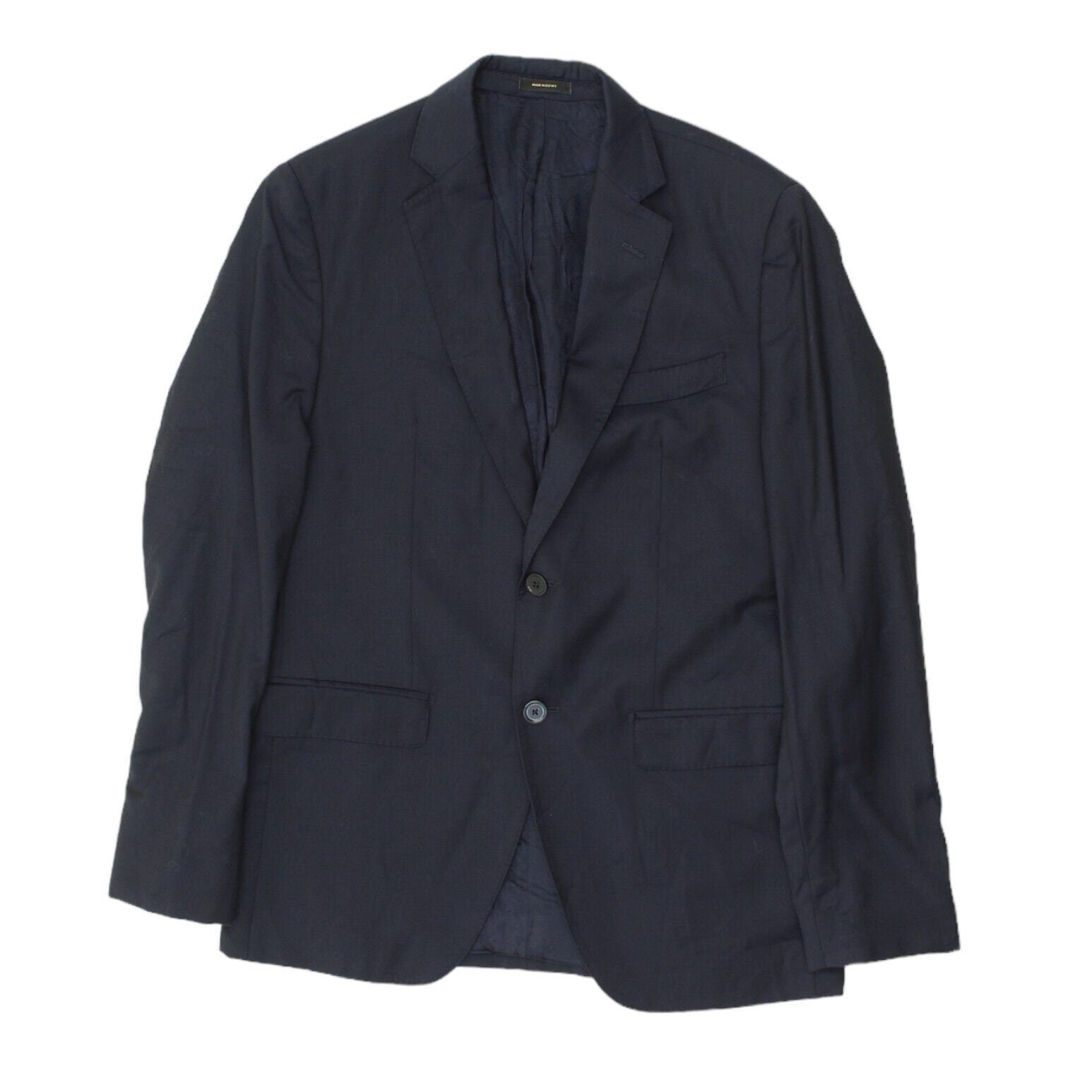 Massimo Dutti Mens Navy Wool Blazer Jacket Vintage High End Designer Suit VTG Graphic Tee – Everyday Comfort · Great Gift For Fans