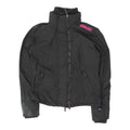 Superdry Windcheater Womens Black Nylon Jacket Vintage Designer Windbreaker Graphic Tee – Warm & Stylish · Perfect For Daily Wear
