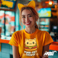 Purr ger Deluxe Tee Cat Burger T Shirt Foodie Cat Lover Shirt Hamburger Cat Lover Top Graphic Tee – Bold Style · Top Pick For Any Outfit