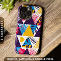 Subtle Polyamory Pride Abstract Tough Case iPhone 16 Pro Max Plus 15 14 13 12 11 Samsung S24 S23 S22 S21 Google Pixel 9 8 7 6 5 Phone Graphic Tee – Everyday Comfort · Perfect For Daily Wear