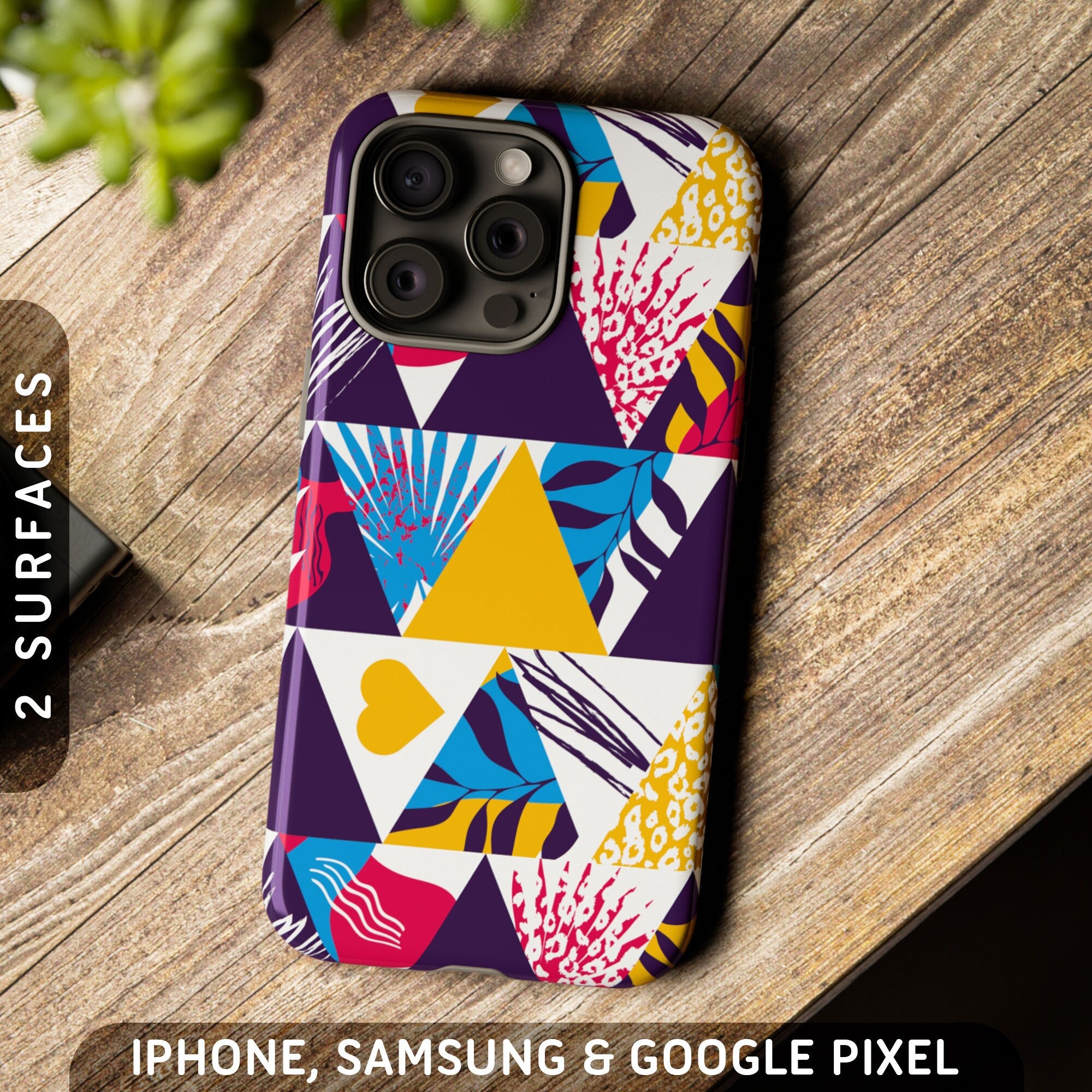 Subtle Polyamory Pride Abstract Tough Case iPhone 16 Pro Max Plus 15 14 13 12 11 Samsung S24 S23 S22 S21 Google Pixel 9 8 7 6 5 Phone Graphic Tee – Everyday Comfort · Perfect For Daily Wear