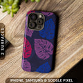 Subtle Bisexual Pride Monstera Tough Case iPhone 16 Pro Max Plus 15 14 13 12 11 Samsung S24 S23 S22 S21 Google Pixel 9 8 7 6 5 Phone Graphic Tee – Feel-Good Design · Trending Graphic Apparel