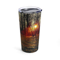Sunset Nature Tumbler Insulated Camping RV Home Tumbler 20 oz Outdoors Adventure Cup Hiking Travel Vacation Tumbler Gift Birthday Graphic Tee – Fan Favorite · Great Gift For Fans