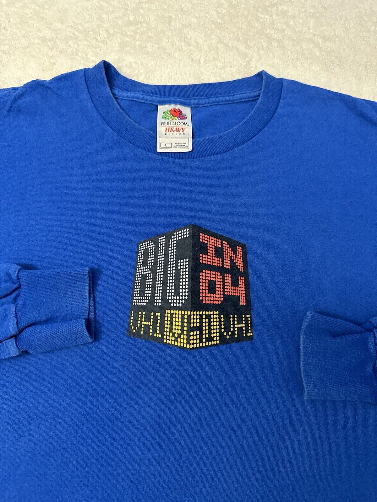 Vintage 2000s Y2K 2004 VH1 Big in 3904 TV Award Show Crew Long Sleeve T Shirt L Graphic Tee – Soft Feel · Perfect For Daily Wear