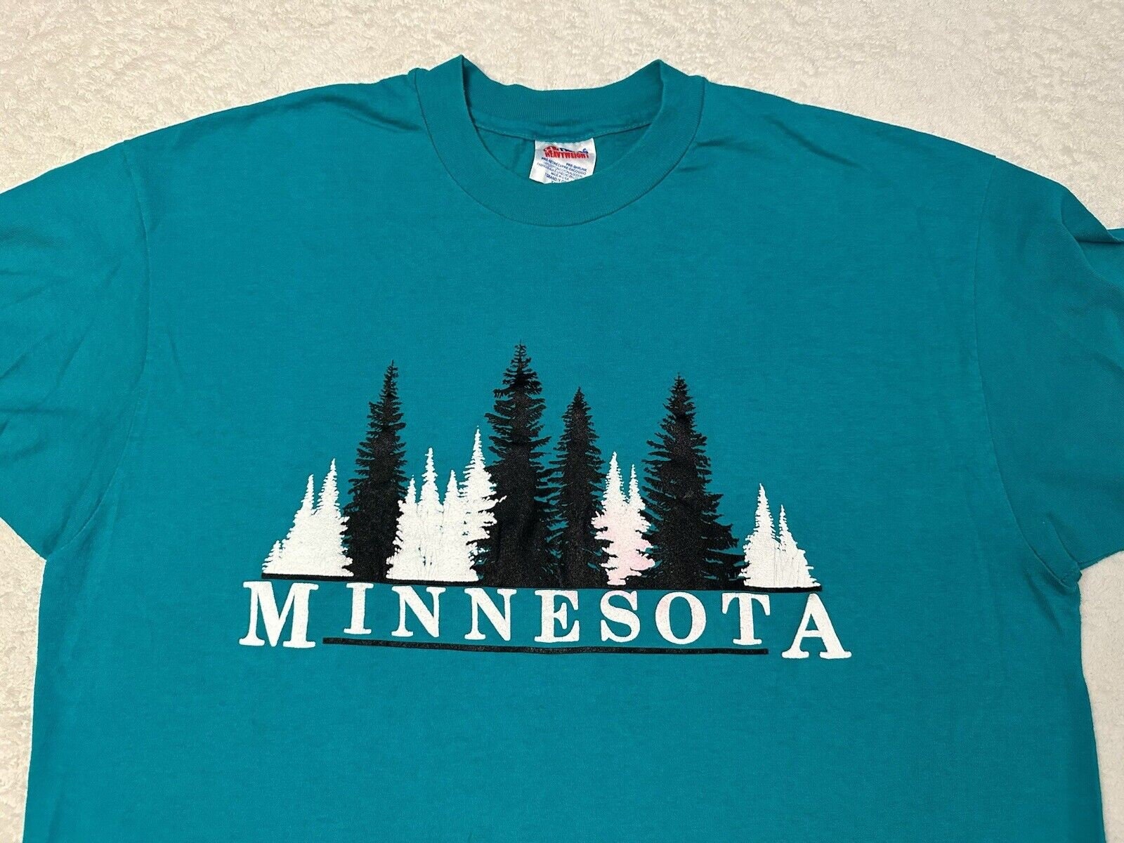 Vintage 1990s 90s Minnesota Tree Trees Forest Puff Print Nature T Shirt XL NEW Graphic Tee – Cozy Vibes · Perfect For Daily Wear