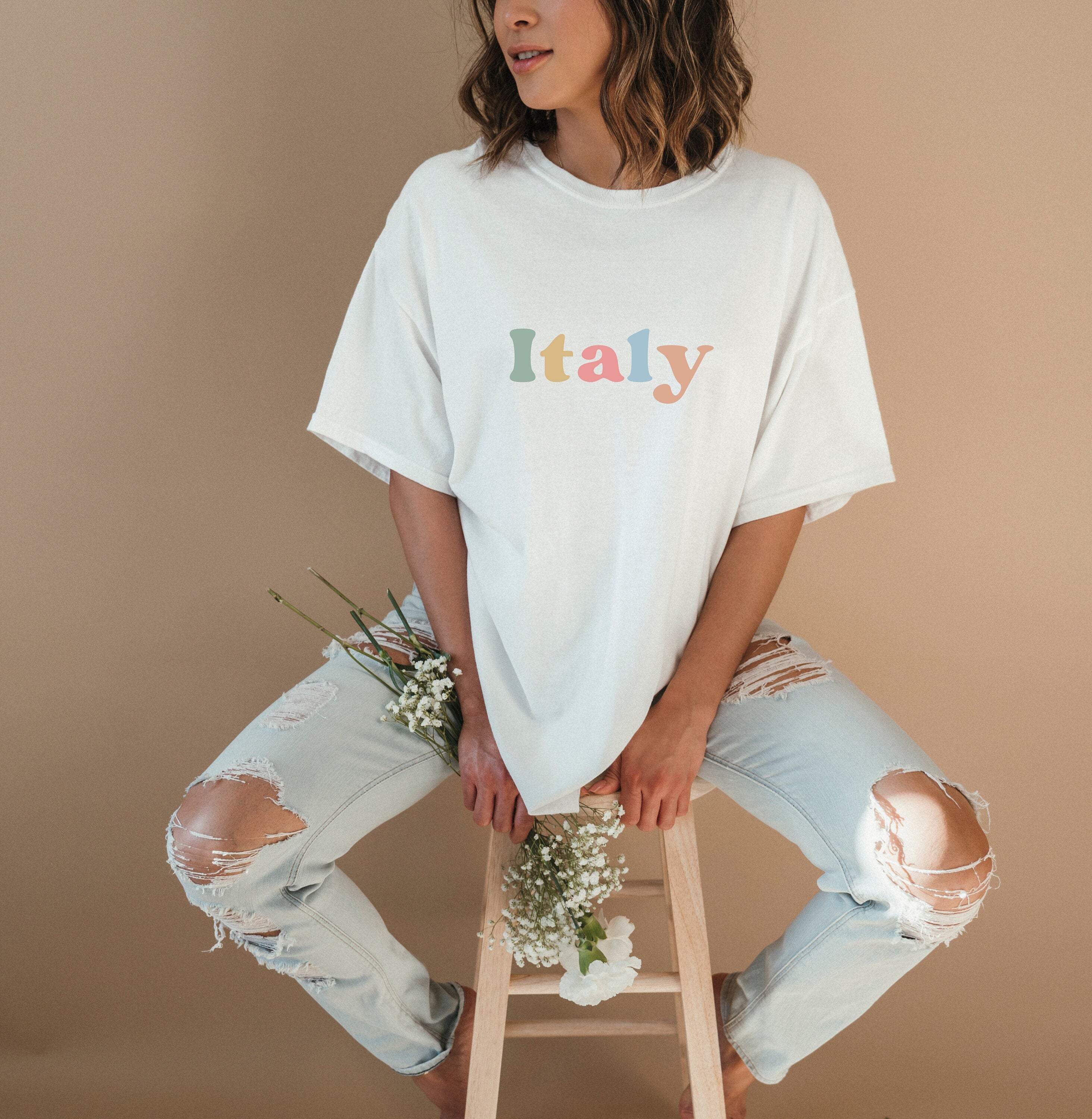 Italy T Shirt Italy Vintage Shirt Italy Gift Unisex Italy TShirt Italy Gift Idea Graphic Tee – Aesthetic Look · Must-Have Style