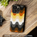Subtle Gay Bear Pride Waves Tough Case iPhone 16 Pro Max Plus 15 14 13 12 11 Samsung S24 S23 S22 S21 Google Pixel 9 8 7 6 5 Phone Graphic Tee – Aesthetic Look · Top Pick For Any Outfit