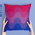 Subtle Bisexual Pride Waves Pillow Case Insert All Over Throw Pillow Pride Cushion Cover LGBTQ Bi Pride Flag Color Pillow Cover Graphic Tee – Feel-Good Design · Perfect For Daily Wear