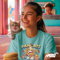 Pancats T Shirt Breakfast Foodie Tee Cute Cat Lovers Shirt Quirky Casual Top Gift for Pet Owners Graphic Tee – Aesthetic Look · Perfect For Daily Wear
