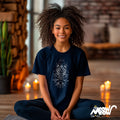 Lotus Flower Cat T Shirt Spiritual Animal Design Tee Mindful Yoga Top Line Art Feline Shirt Unique Gift for Cat Lovers Graphic Tee – Everyday Comfort · Top Pick For Any Outfit