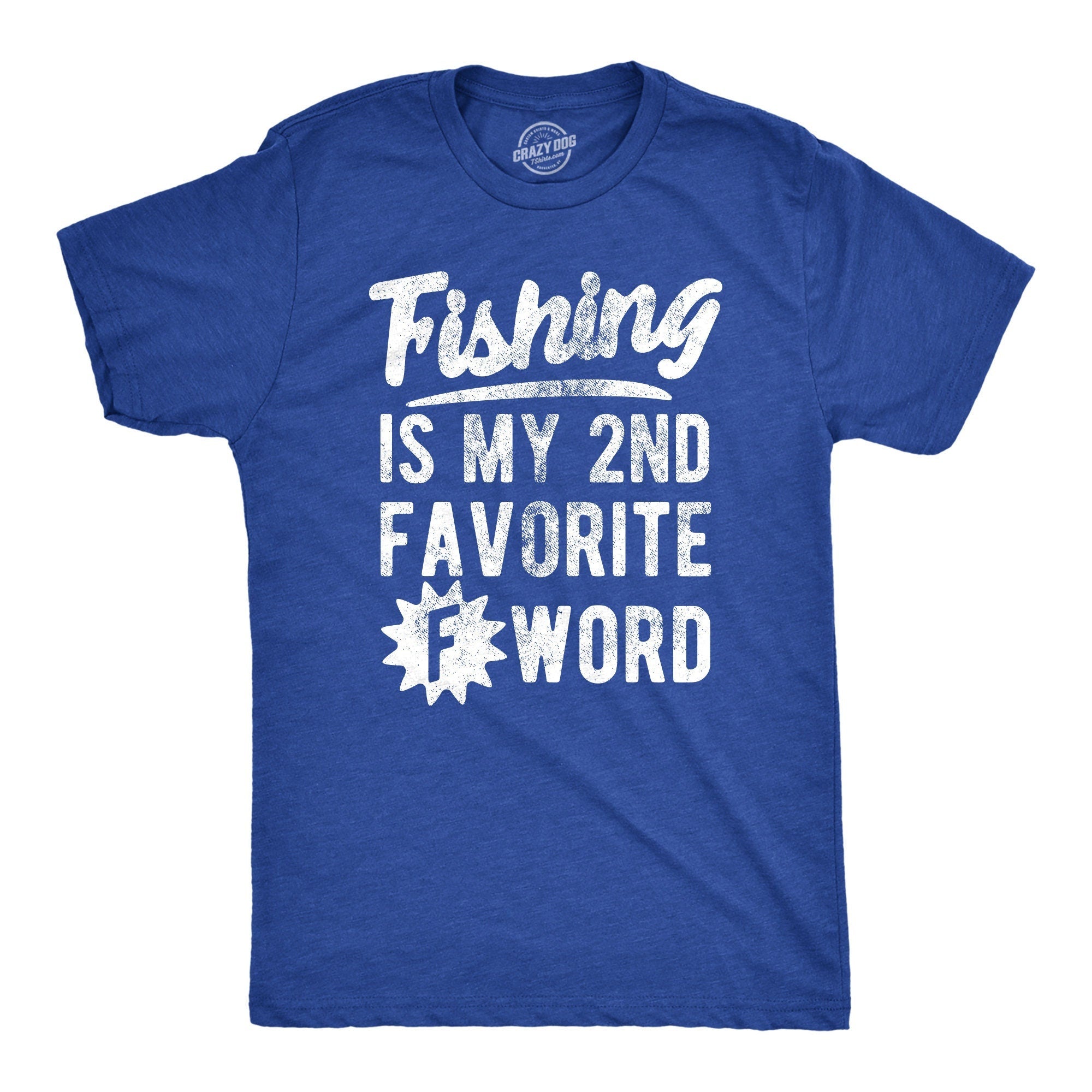 Mens Fishing T shirt Funny Fishing Shirt Fishing Graphic Tee Fisherman Gifts Present For Fisherman Fishing Is My 2nd Favorite F Word Graphic Tee – Aesthetic Look · Top Pick For Any Outfit