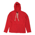 Dekker Mens Red Lace Fastening Pullover Hoodie Vintage Casual Designer Hoody Hoodie – Soft Feel · High-Quality Print