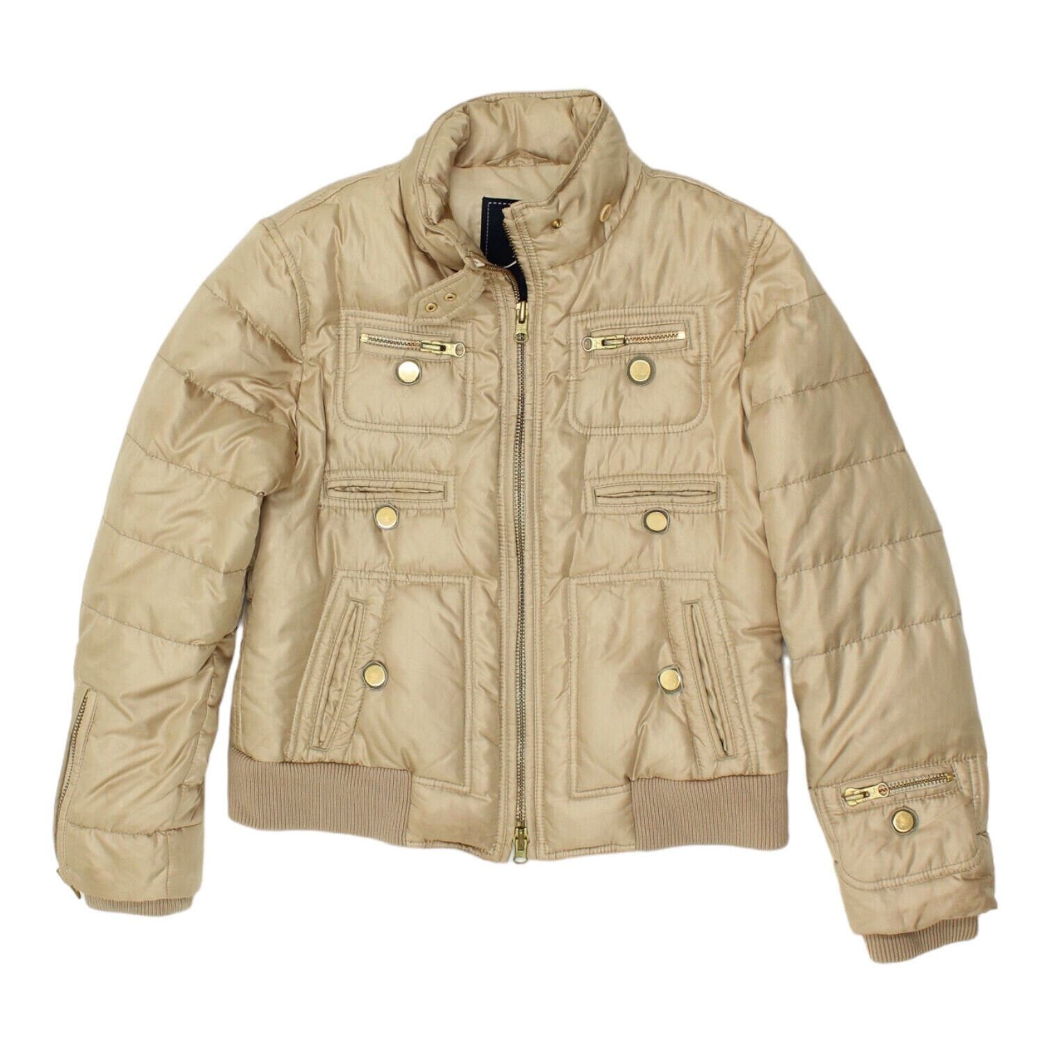 Fay Womens Beige Quilted Bomber Jacket Vintage High End Luxury Designer VTG Graphic Tee – Feel-Good Design · Must-Have Style
