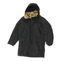 Peuterey Mens Black Fur Trim Padded Coat Vintage Designer Hooded Jacket VTG Graphic Tee – Soft Feel · Must-Have Style
