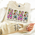 Custom Floral Nana Sweatshirt With Kids Name On Sleeve Wildflowers Nana Sweater Personalized Nana Hoodie Mothers Day Gift New Nana Gift Hoodie – Feel-Good Design · High-Quality Print