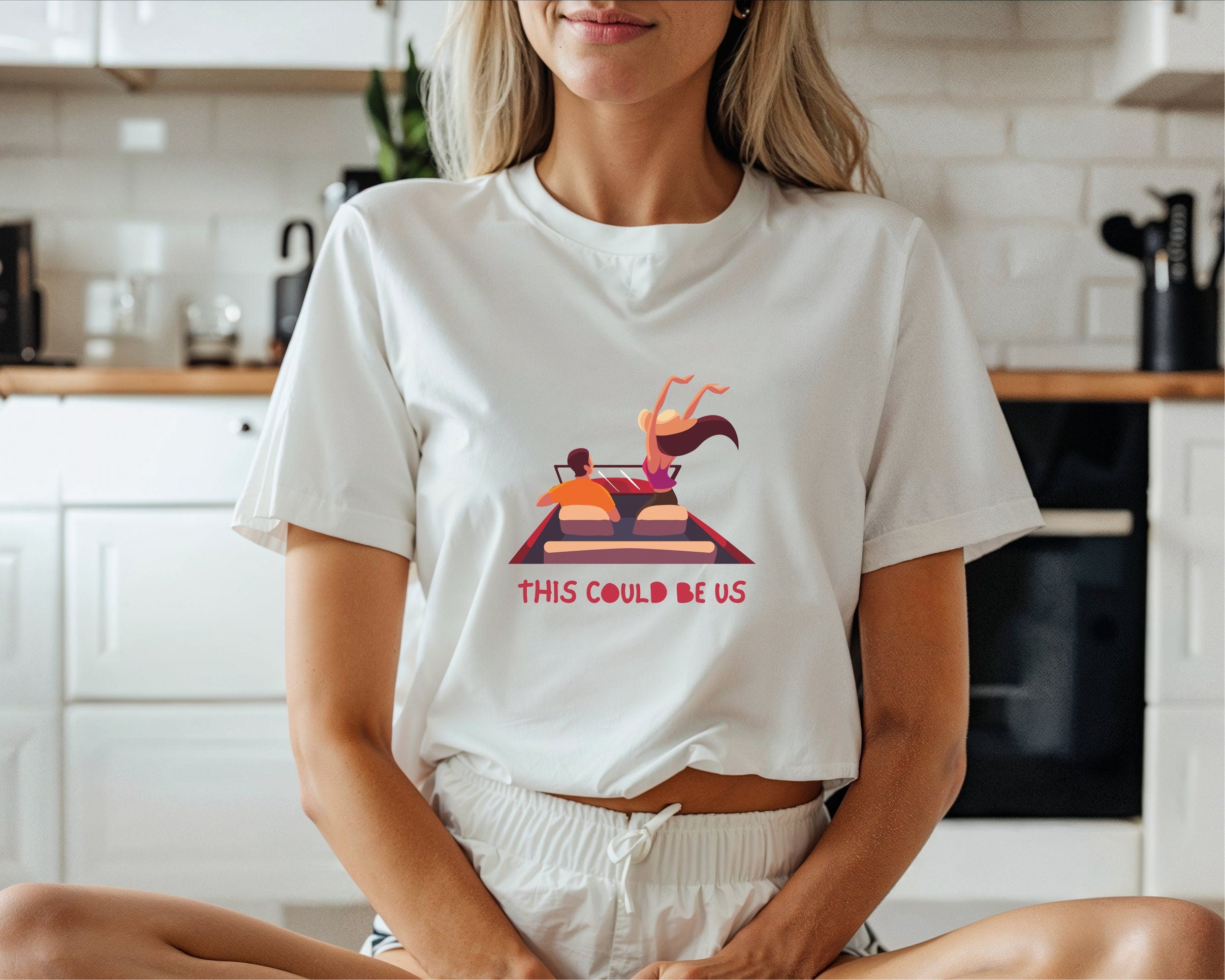 Travel Couple Shirt Matching Couple Shirt Cabriolet Shirt This Could Be Us Tshirt Romantic Cabriolet Shirt Convertible Tshirt Graphic Tee – Soft Feel · Perfect For Daily Wear