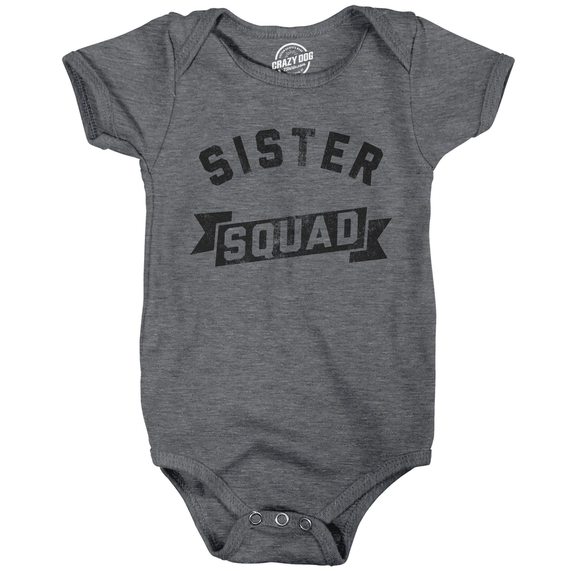 Funny Baby Clothes Baby Creeper Rompers With Sayings Science Romper Cute Romper Funny Romper Sister Squad New Sisters Big Sister Graphic Tee – Bold Style · High-Quality Print
