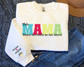 Custom Mama Sweatshirt With Kid Name On Sleeve For Mom Sweater For Mother39s Day Personalized Momma Hoodie New Mom Gift Pregnancy Reveal Hoodie – Cozy Vibes · High-Quality Print
